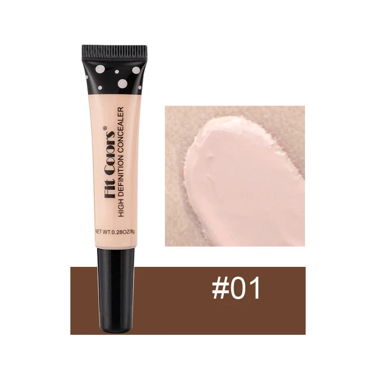 Full Cover Liquid Concealer 8 Color BB Cream Foundation Air-permeable Natural Brightening Makeup Eye Dark Circles Cream Cosmetic