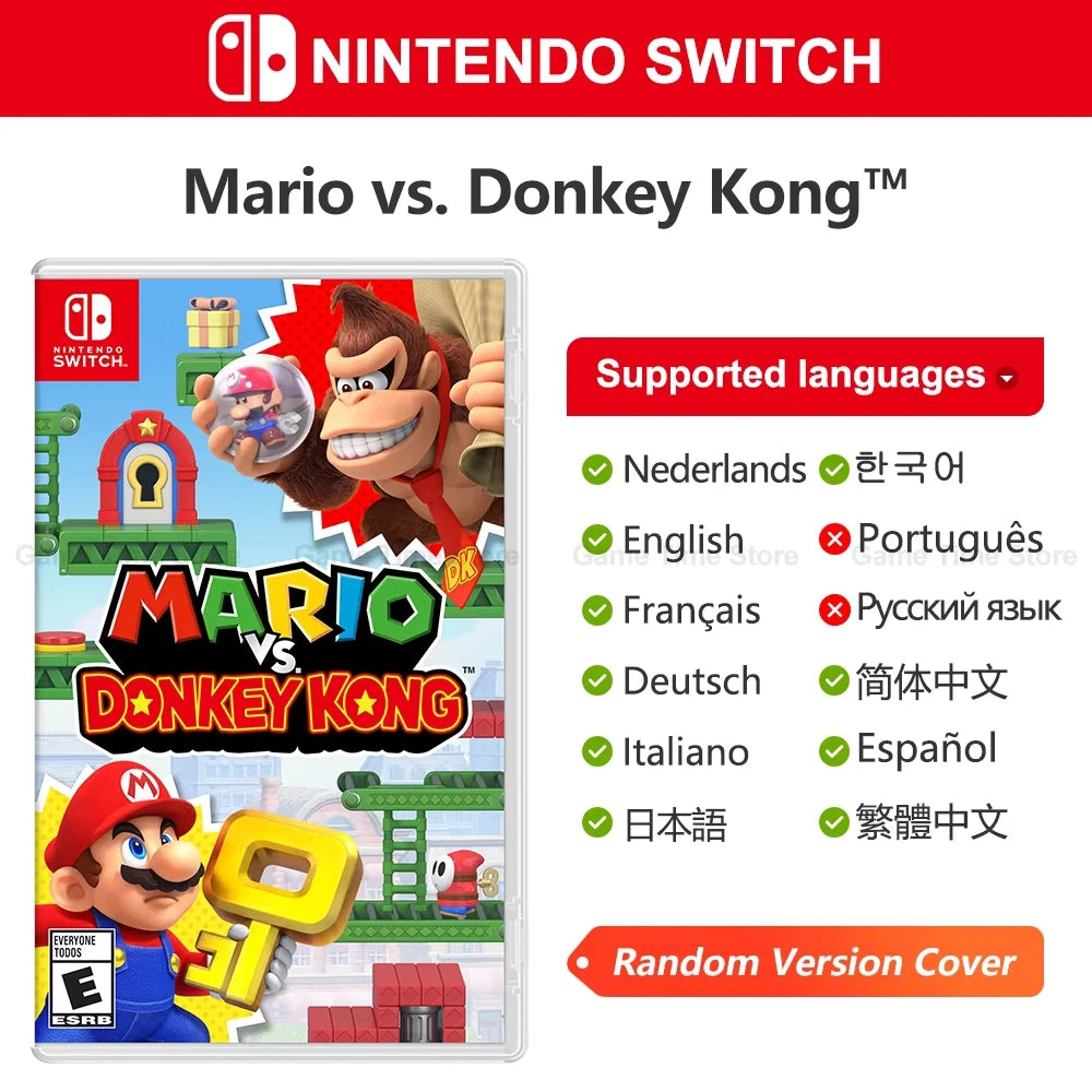 Super Mario Nintendo Switch Games Mario Bros Wonder Kart 8 RPG Mario Strikers Odyssey 3D World Fury U Deluxe Party Superstars