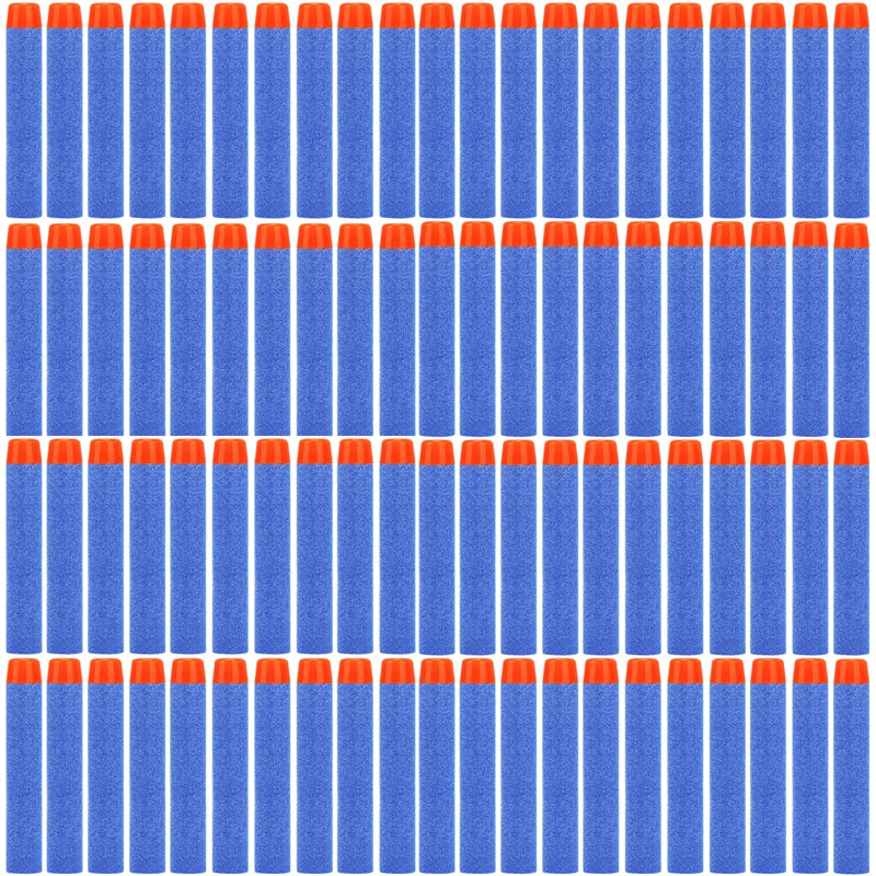 FRENSIT Blue Round Head Bullets 7.2cm for Nerf N-strike Elite Series Blasters Foam EVA Refill Darts Kids Toy Guns Accessories