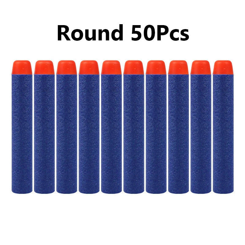 EVA Soft Round Suction Head Refill Darts Bullets for Nerf Gun Kids Toy Guns Accessories Bullets for Nerf Series Blasters Xmas