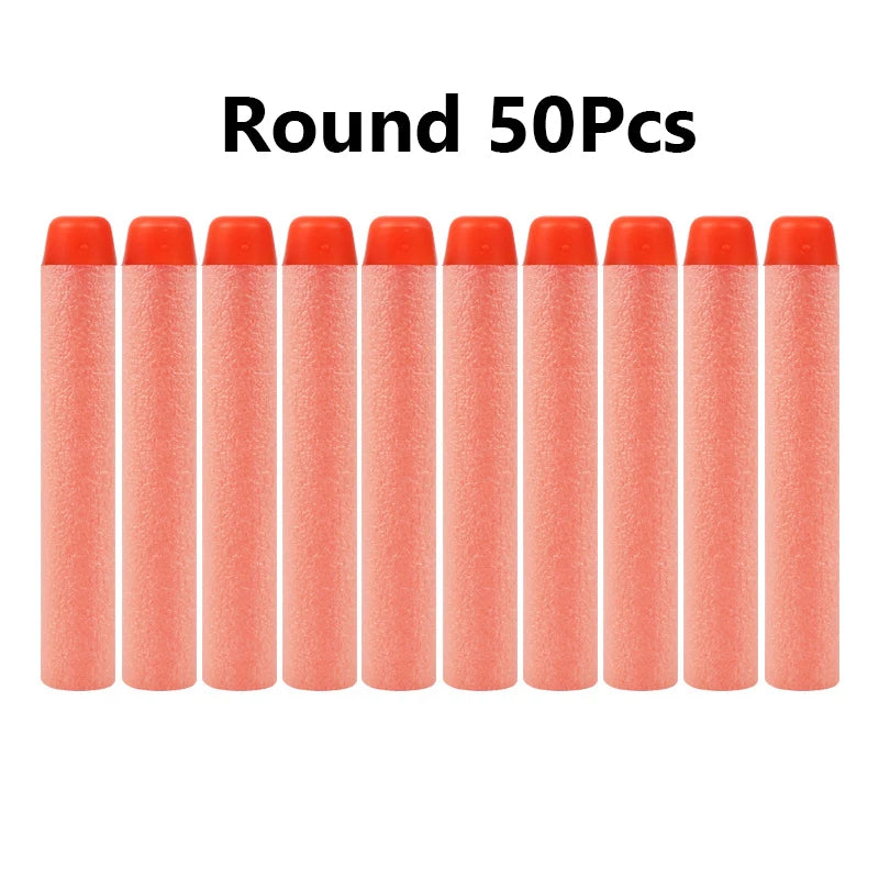EVA Soft Round Suction Head Refill Darts Bullets for Nerf Gun Kids Toy Guns Accessories Bullets for Nerf Series Blasters Xmas