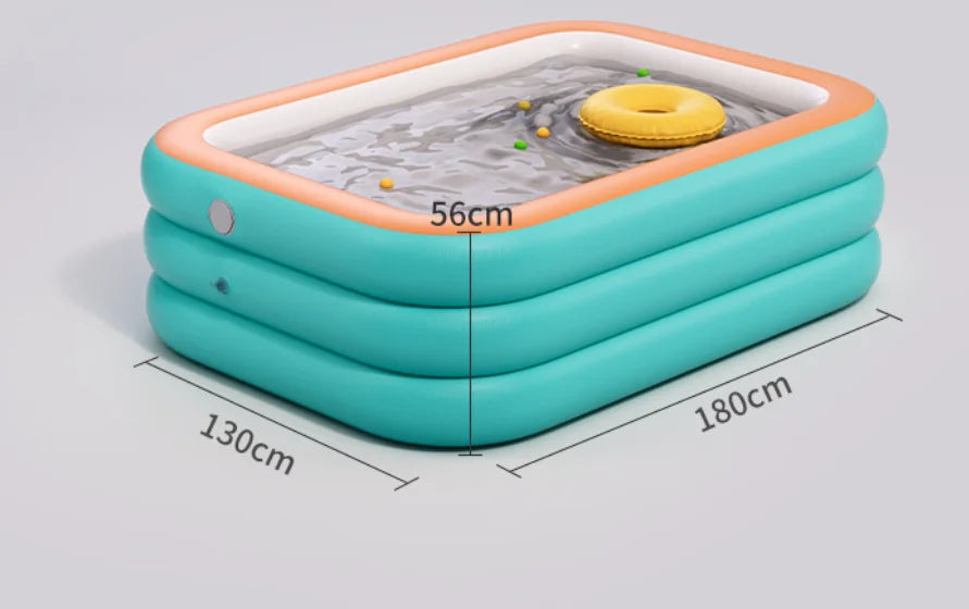 Generic 1 pack long PVC inflatable pool durable and easy to install inflatable swimming pool suitable