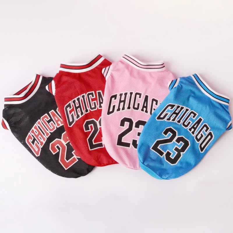 Mesh Breathable Dog Basketball Jersey Clothes XS-5XL For Small Medium Large Dogs Summer Cool Puppy Vest Chihuahua Yorkies Shirt