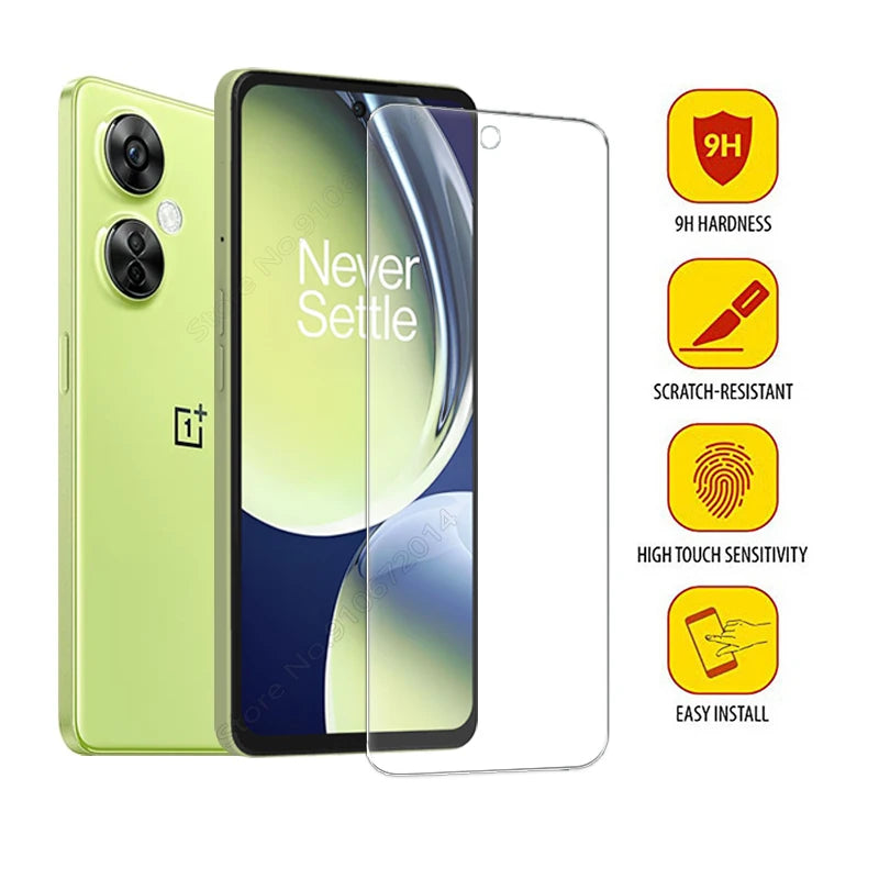 4PCS For OnePlus Nord CE 3 Lite 5G Tempered Glass Screen Protectors For One Plus 9RT 8T 10T 10R ACE 3V Nord CE 4 5 2 Lite 2T N30
