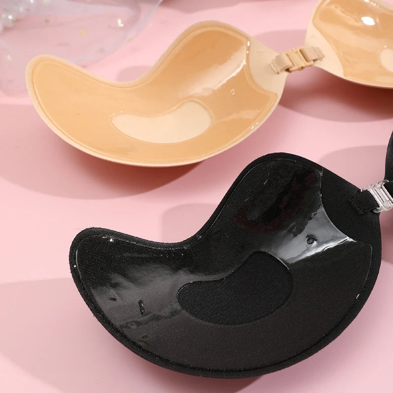 1 Piece Invisible Stick-On Lift Bra, Strapless & Seamless Push Up Anti-convex Bra, Women's Lingerie & Underwear Accessories