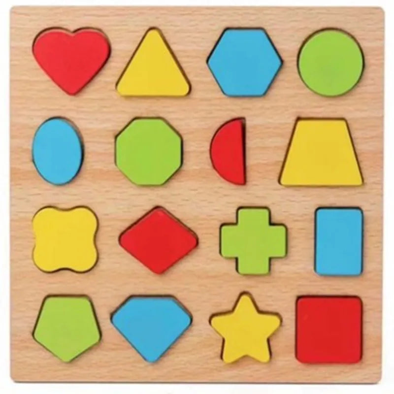Wooden Puzzles Toys for Kids 3 Year Alphabet Numbers Children Montessori Educational Learning Toys abc Letters Preschool Gift