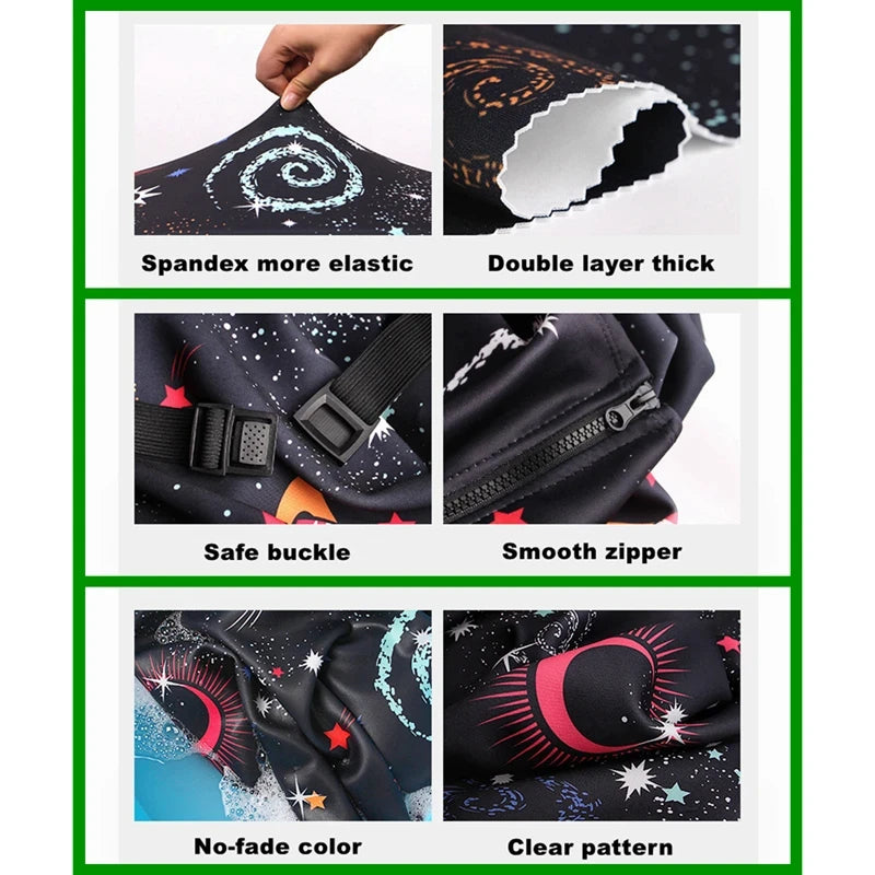 Luggage Cover Stretch Fabric Suitcase Protector Baggage Dust Case Cover Suitable for18-32 Inch Suitcase Case Travel Organizer