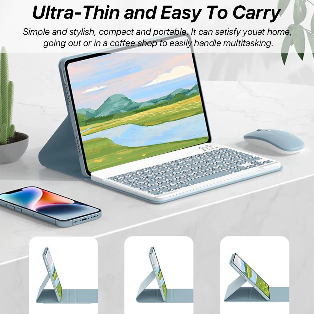 For Xiaomi Redmi Pad Pro 12.1 Inch Case, Keyboard Cover for Redmi Pad Pro 12.1 Inch 2024