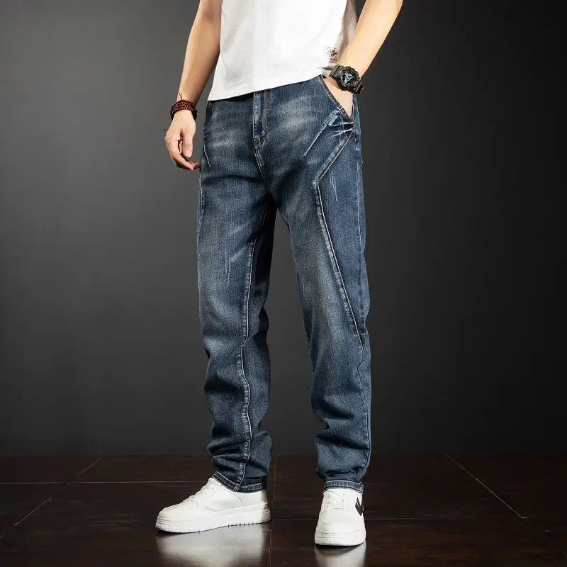High Quality Summer Thin Denim Jeans Casual Full Length Pants Cargo Men's Clothing Jeans for Men Designer Streetwear Trousers