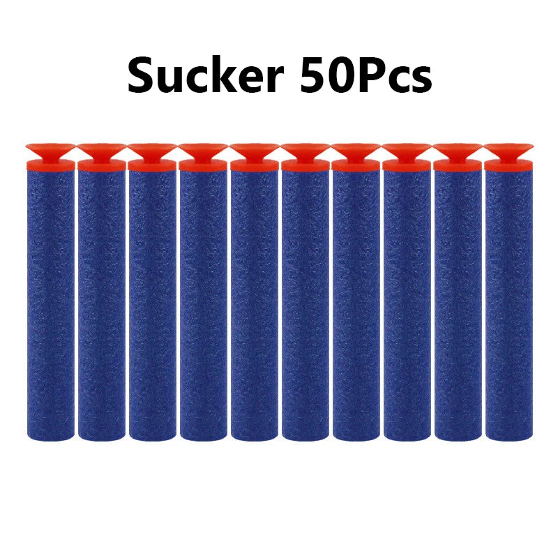 EVA Soft Round Suction Head Refill Darts Bullets for Nerf Gun Kids Toy Guns Accessories Bullets for Nerf Series Blasters Xmas