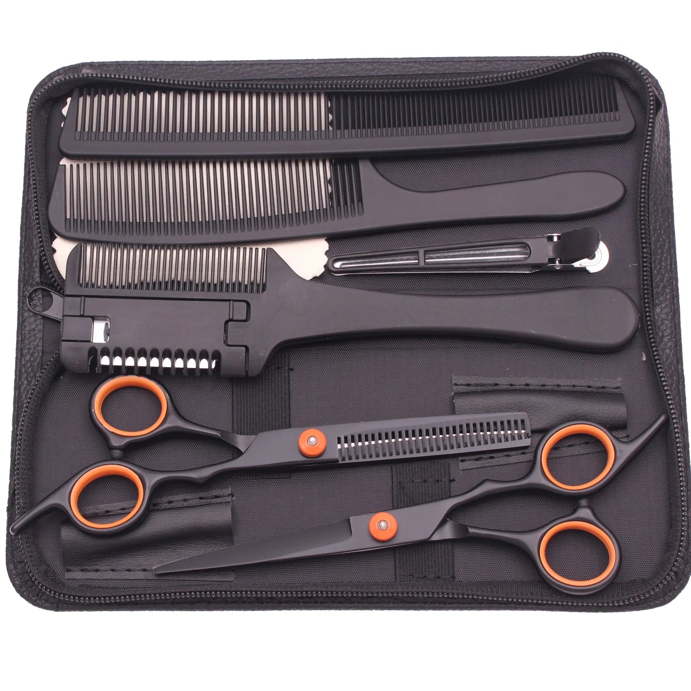 6.0'' Hair Scissors Professional Cutting Shears Thinning Hairdressing Haircut Comb Razors Sets Salon Barber & Home Dropshipping