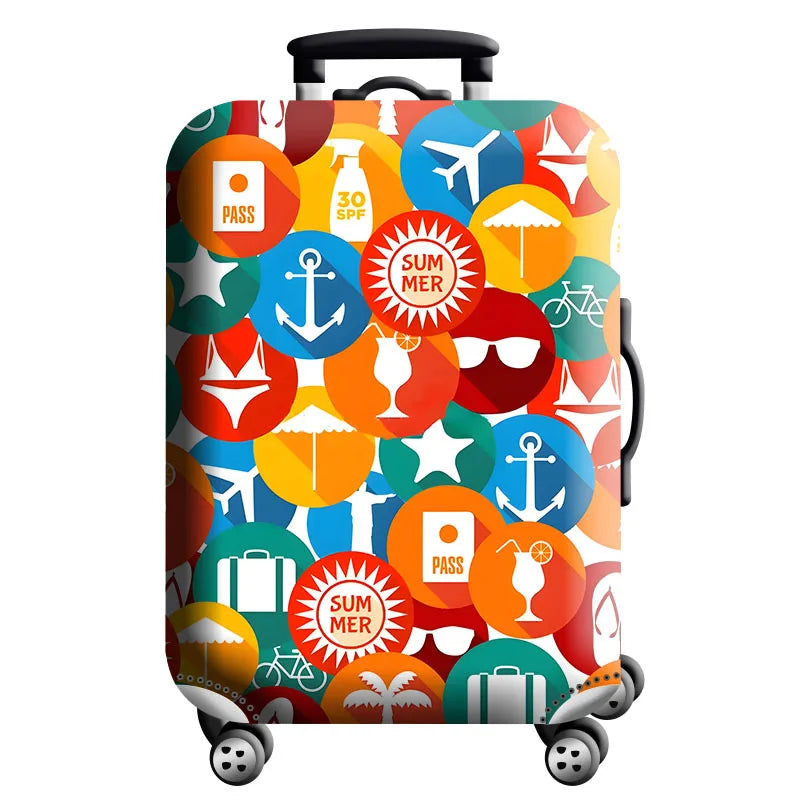 Luggage Cover Stretch Fabric Suitcase Protector Baggage Dust Case Cover Suitable for18-32 Inch Suitcase Case Travel Organizer