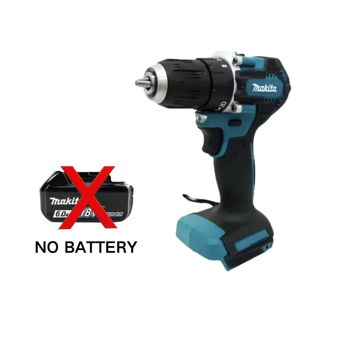Makita DDF487 10mm brushless 18V lithium rechargeable impact drill household hand drill high torque electric screwdriver