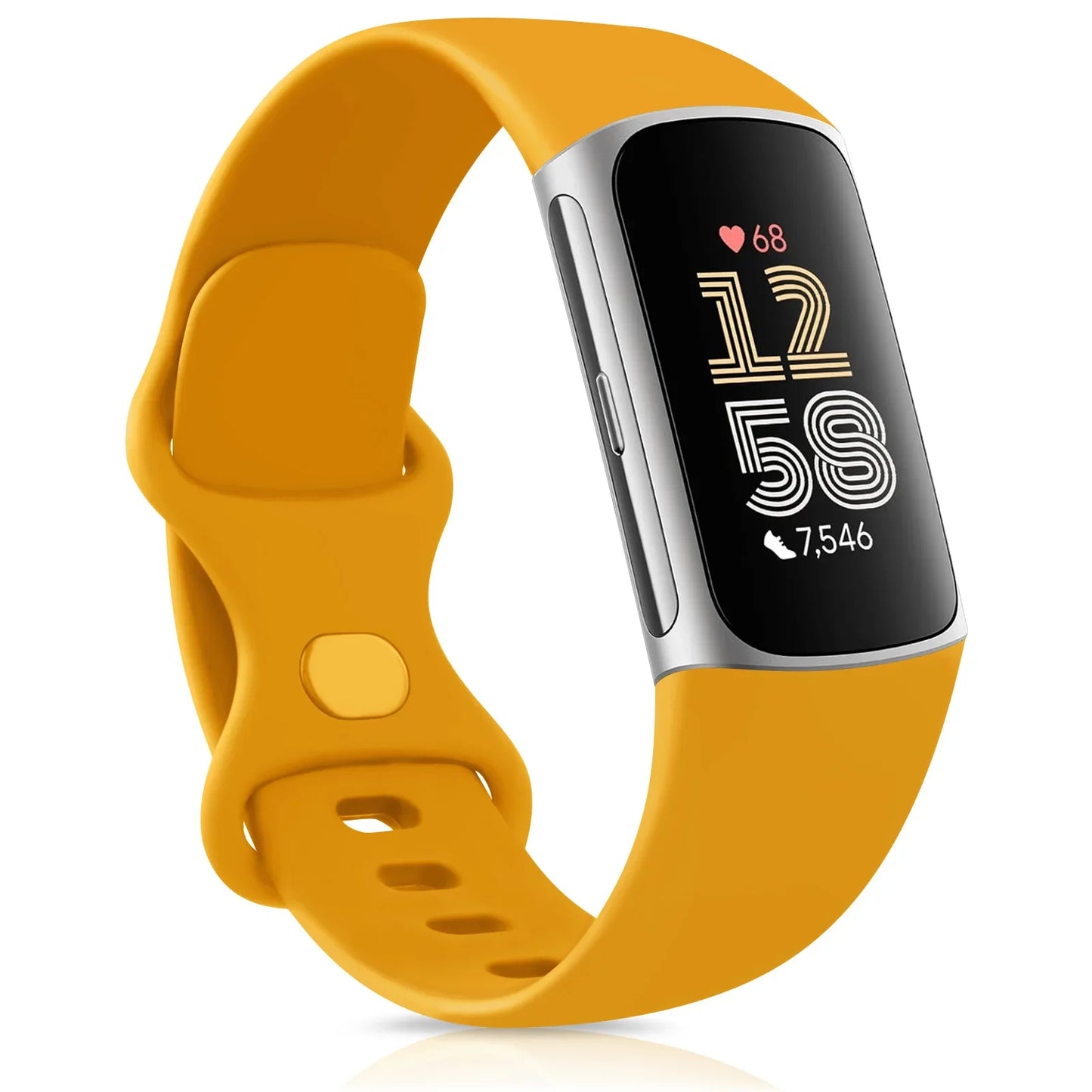 Smartwatch Band for Fitbit Charge 5 6 Strap Adjustable Watchband for Fitbit Charge 5/Charge 6 Correa Wistband Replacement Bands