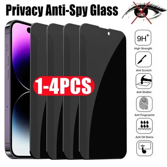 Privacy Tempered Glass for IPhone 15 14 13 12 11 16 17 Pro Max Anti-spy Screen Protector for IPhone XS MAX XR 15 14 Plus Private