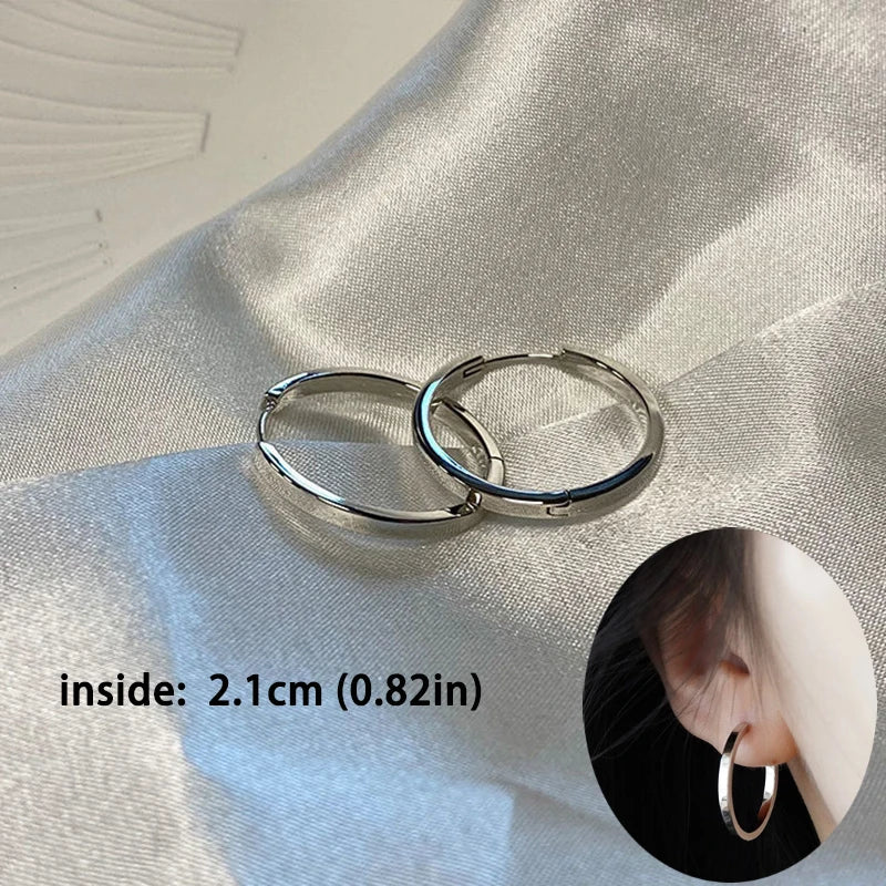 Trendy High-quality Twisted Hoop Earrings  Ear Rings for Women Silver Color Designer Jewelry New Arrival 2022