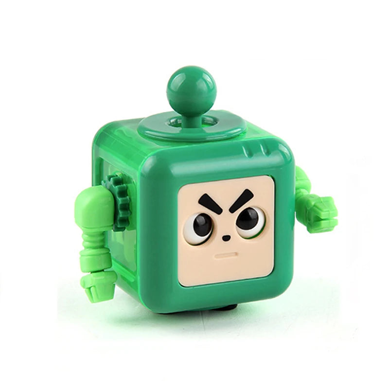 6/12 Sides Cube Decompression Toy Rainbow Stress Relief Autism ADHD OCD Anxiety Sensory Toys Fingertip Desk Toy for Kids Adult