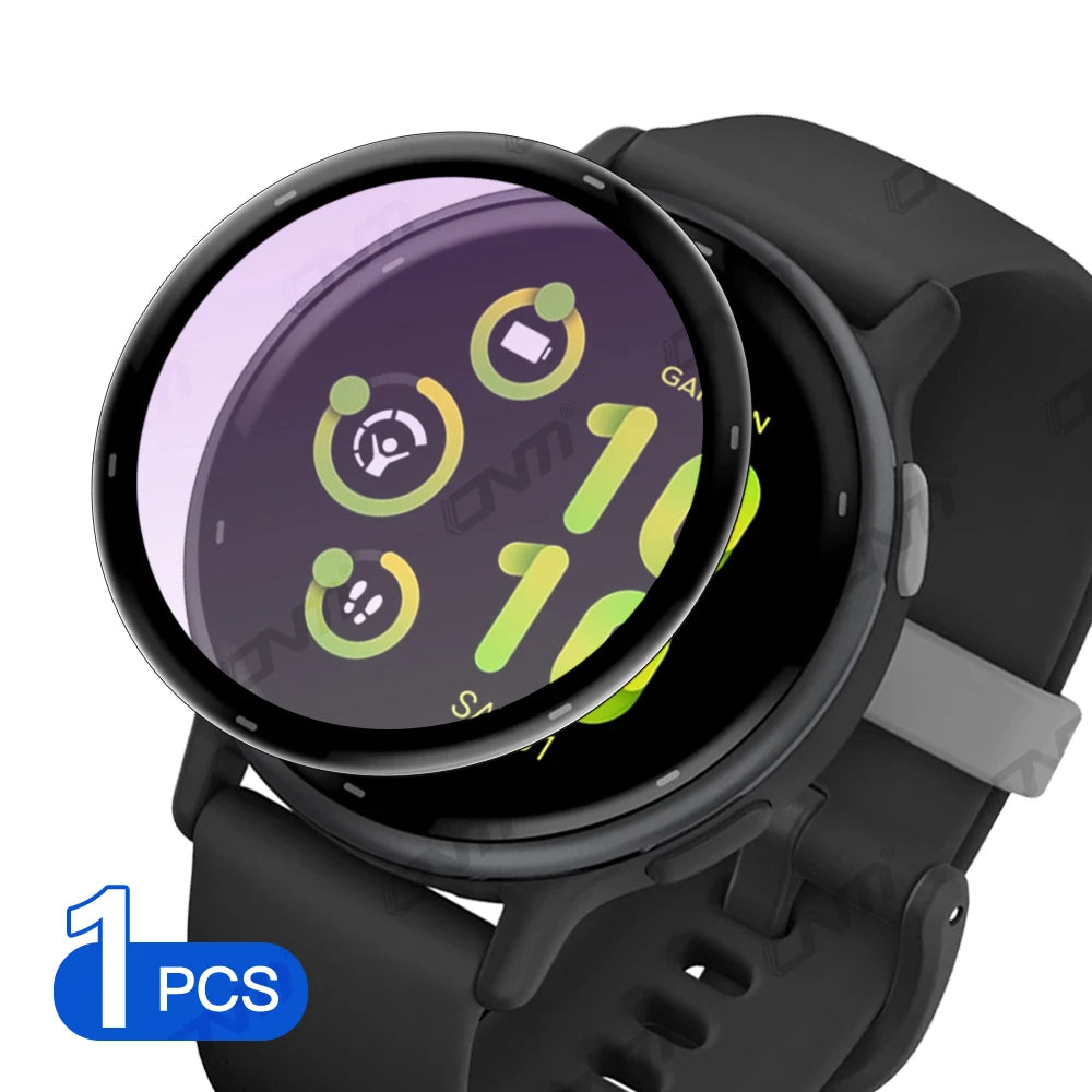 20D Screen Protector for Garmin VivoActive 5 Anti-scratch Film for Garmin Vivo Active 5 Full Coverage Ultra-HD Film (Not Glass)