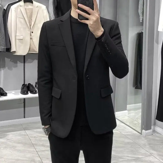Dress Business Men's Suit Jackets Plus Big Size Oversize Coat Black Vintage Summer Classic Fashion 2024 Male Blazer New in Suits