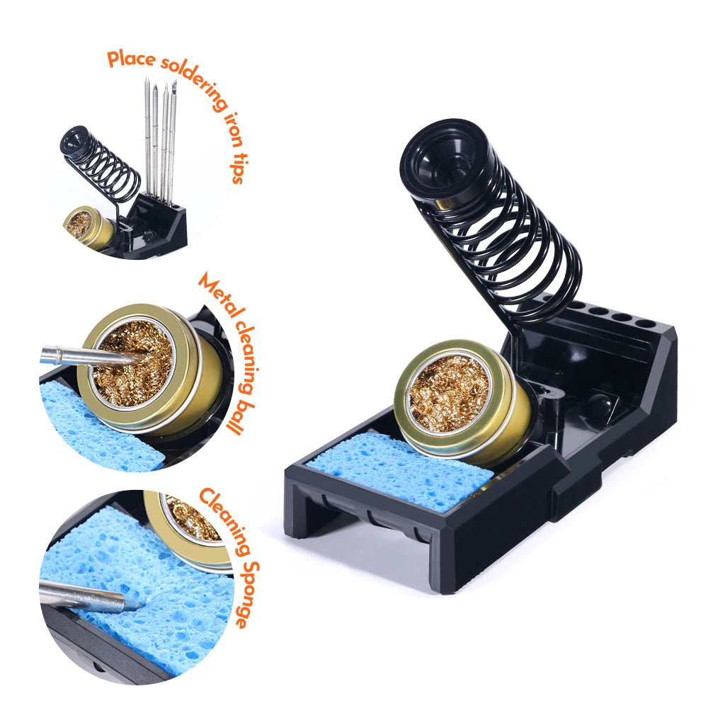 Silverflo 938BD-III Soldering Station Rapid Heating T12 Soldering Iron Hot Air Welding Station With Auto Sleep For SMD Rework