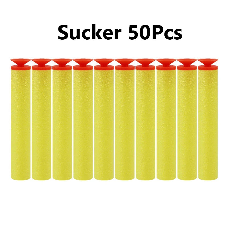 EVA Soft Round Suction Head Refill Darts Bullets for Nerf Gun Kids Toy Guns Accessories Bullets for Nerf Series Blasters Xmas