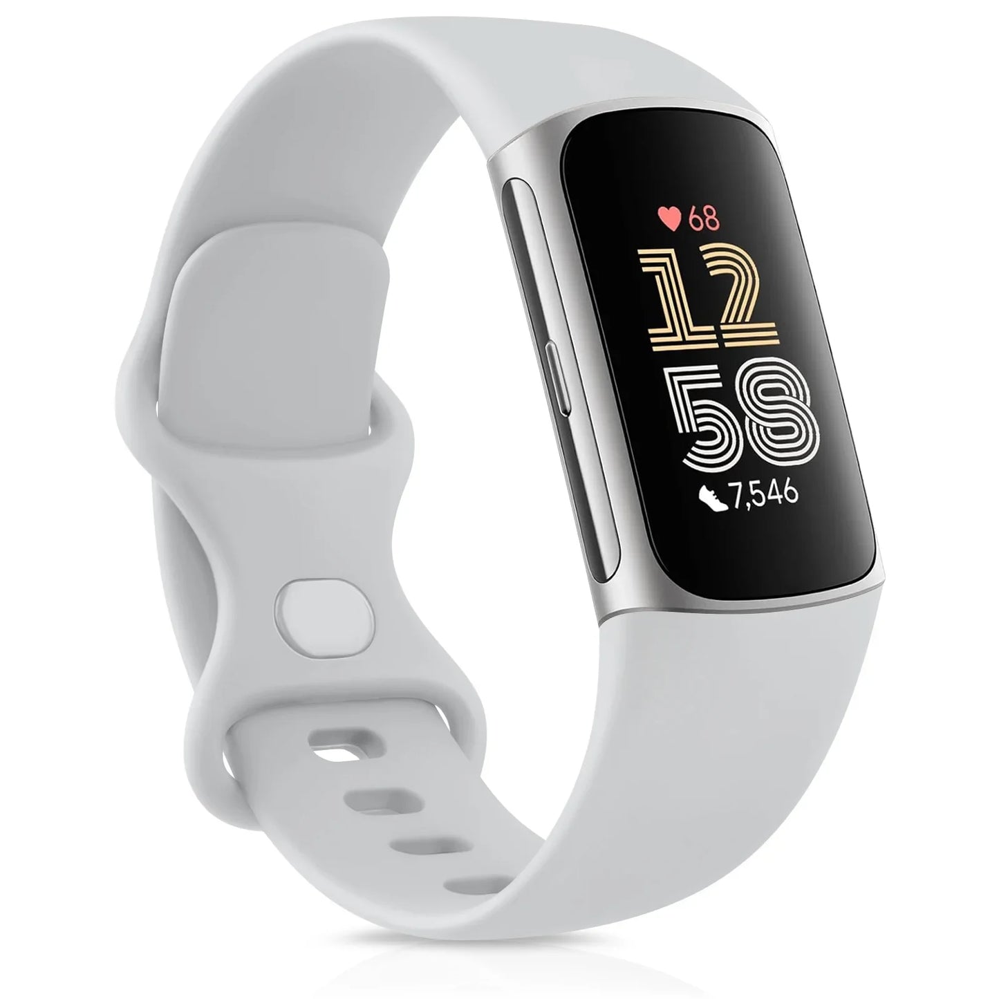 Smartwatch Band for Fitbit Charge 5 6 Strap Adjustable Watchband for Fitbit Charge 5/Charge 6 Correa Wistband Replacement Bands