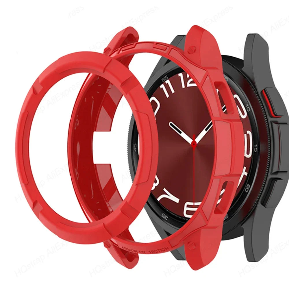 Case for Samsung Galaxy Watch 6 Classic 43mm 47mm Protective TPU Cover for Samsung Galaxy Watch 6 Classic 47mm 43mm Accessories