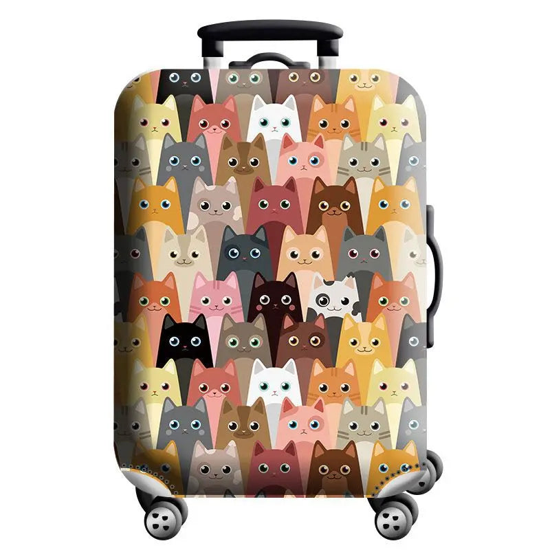 Luggage Cover Stretch Fabric Suitcase Protector Baggage Dust Case Cover Suitable for18-32 Inch Suitcase Case Travel Organizer