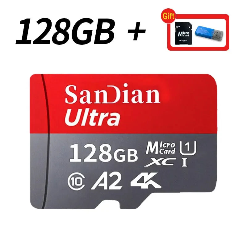 Original Flash Card 512GB Memory Card Large Capacity Micro TF Card 128GB 256GB High Speed SD Cards for PC/Phone/Camera/Mac