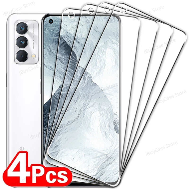 4PCS Screen Protector For Realme GT Neo 5 SE GT 2 Pro Neo 2 3 3T 2T GT5 GT Master Edition Tempered Glass For Realme GT 2 Explore