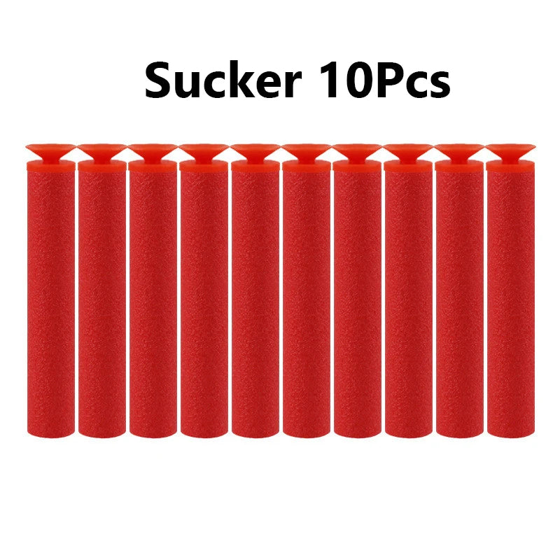 EVA Soft Round Suction Head Refill Darts Bullets for Nerf Gun Kids Toy Guns Accessories Bullets for Nerf Series Blasters Xmas