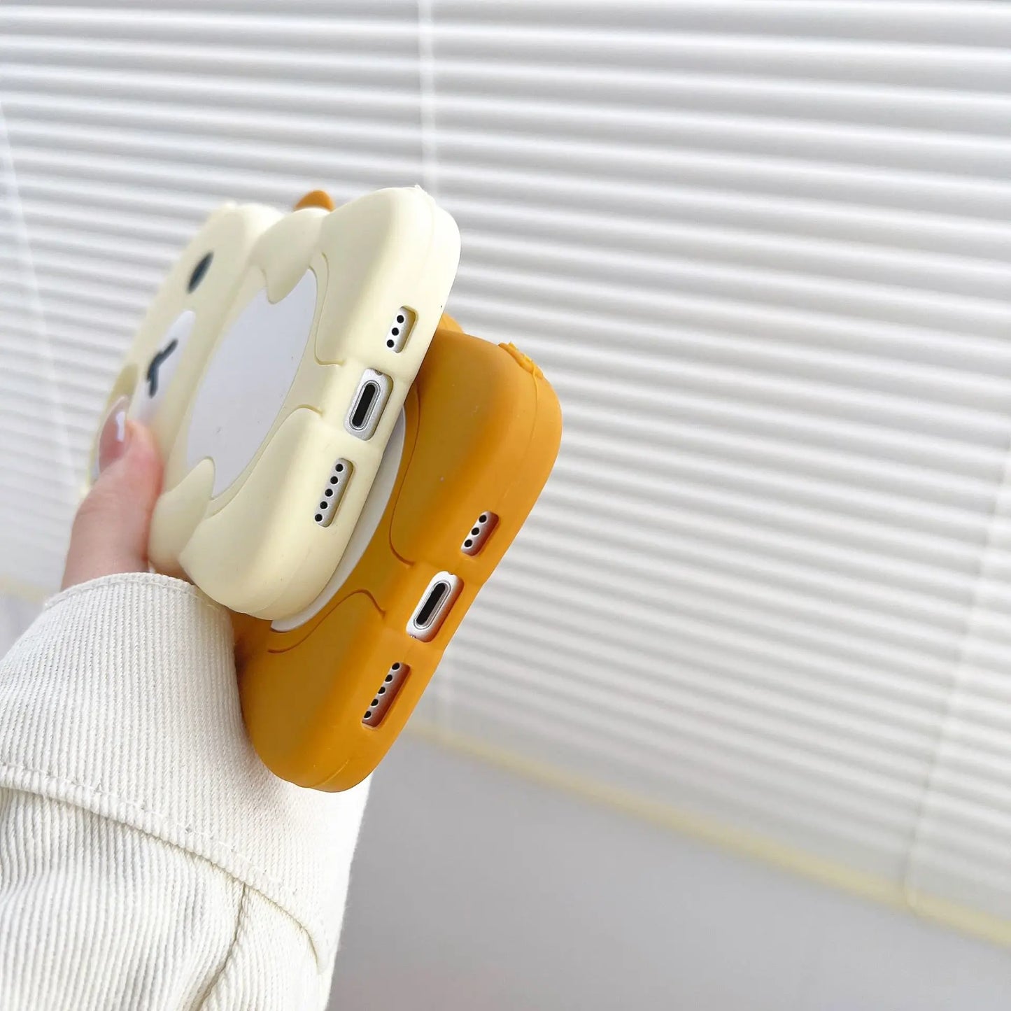 Rilakkuma Bear Silicone Soft Cover Case For iPhone 17 16 15 14 13 12 11 Pro Max mini Plus Xs XR 6 7 8 Plus