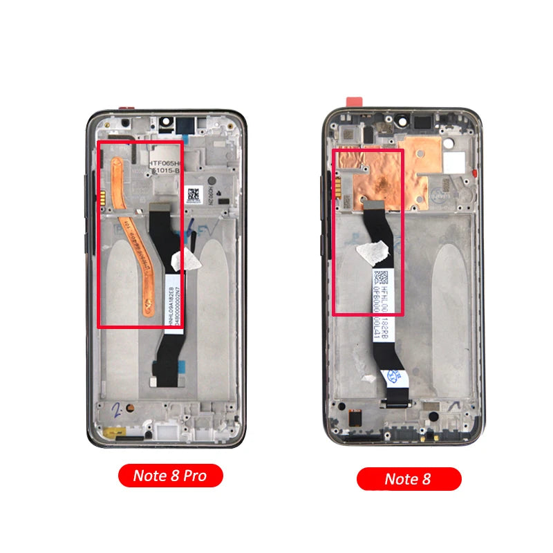 6.3" Display For Xiaomi Redmi Note 8 LCD Display Touch Screen Digitizer Assembly For Redmi Note 8 Pro LCD Display Parts