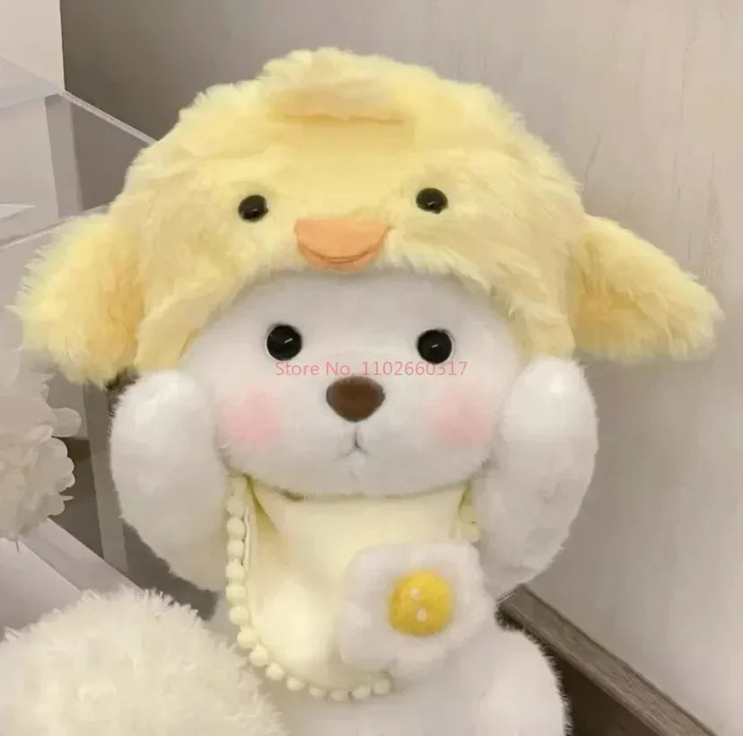 Clothes For 30cm Plush Toys Kawaii Plush Bear Doll Clothing Soft Bear White Brown Comfortable Cute Teddy Bear Kids Gift