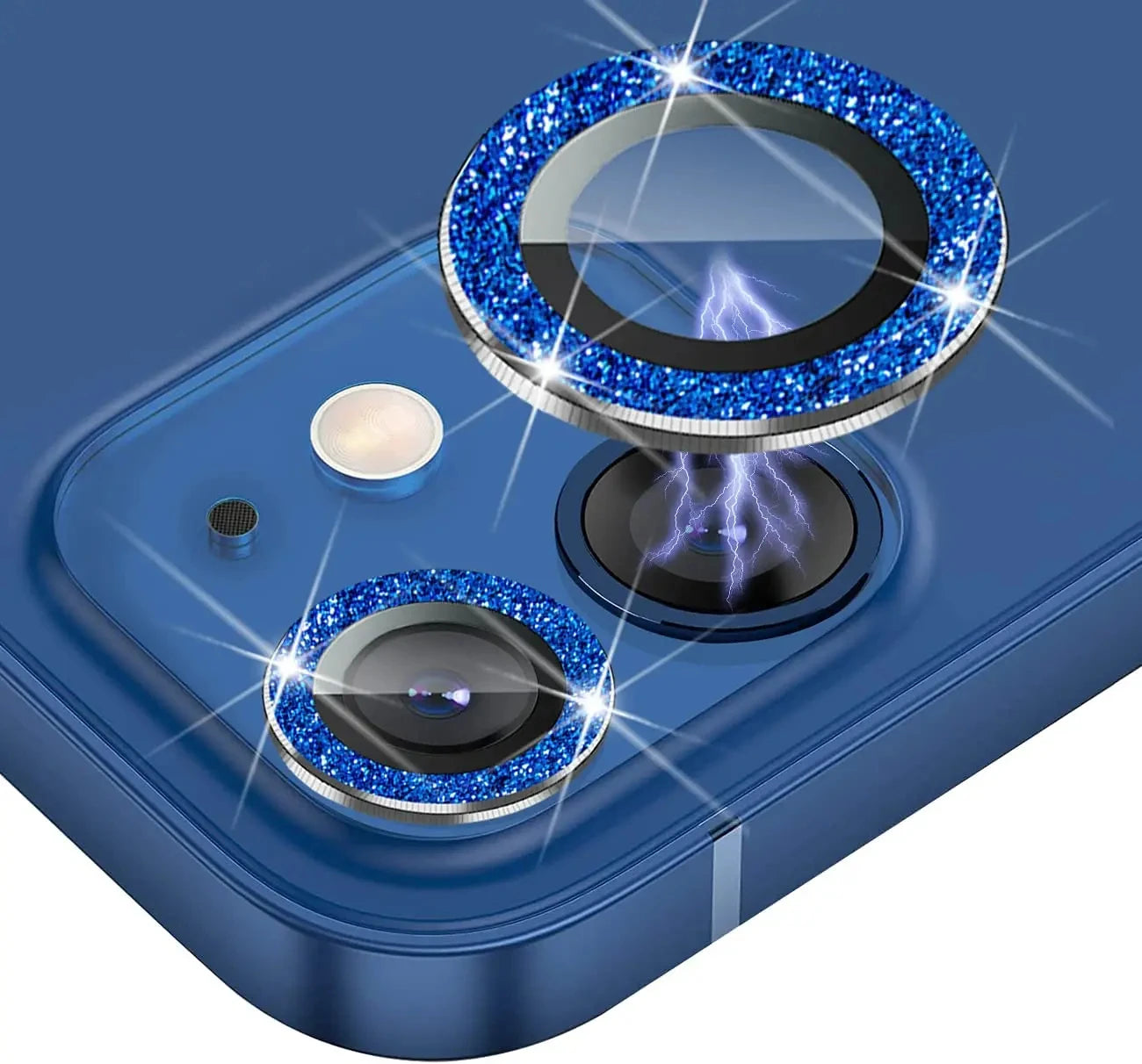 Glitter Camera Lens Protector Cover for iPhone 16 15 Pro Max 13 17 Pro 11 14 15 Plus 12 Mini Tempered Glass Protection Lens Film