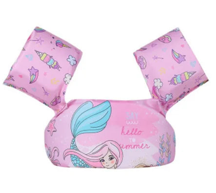 Baby Float Cartoon Arm Sleeve Life Jacket Swimsuit Foam Safety Swimming Training Floating Pool Float Swimming Ring