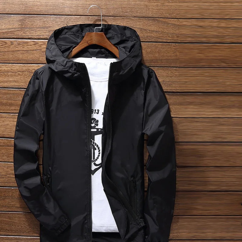 S-7XL Windproof Quick Dry Coat Ultra-Light Waterproof Jacket Men Women UV Outwear Camping Hiking Cycling Running Sport Rain Coat