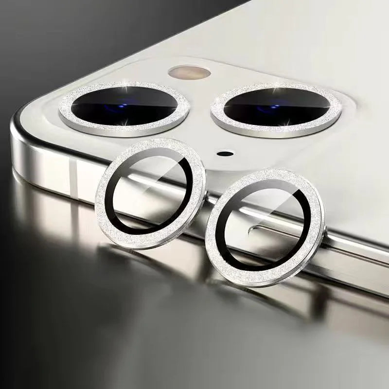 Lens Metal Ring Protector Glass for iPhone 11 12 13 Pro Max Camera Lens Protection On iPhone 15Pro 13Pro 14 Pro Max Camera Film