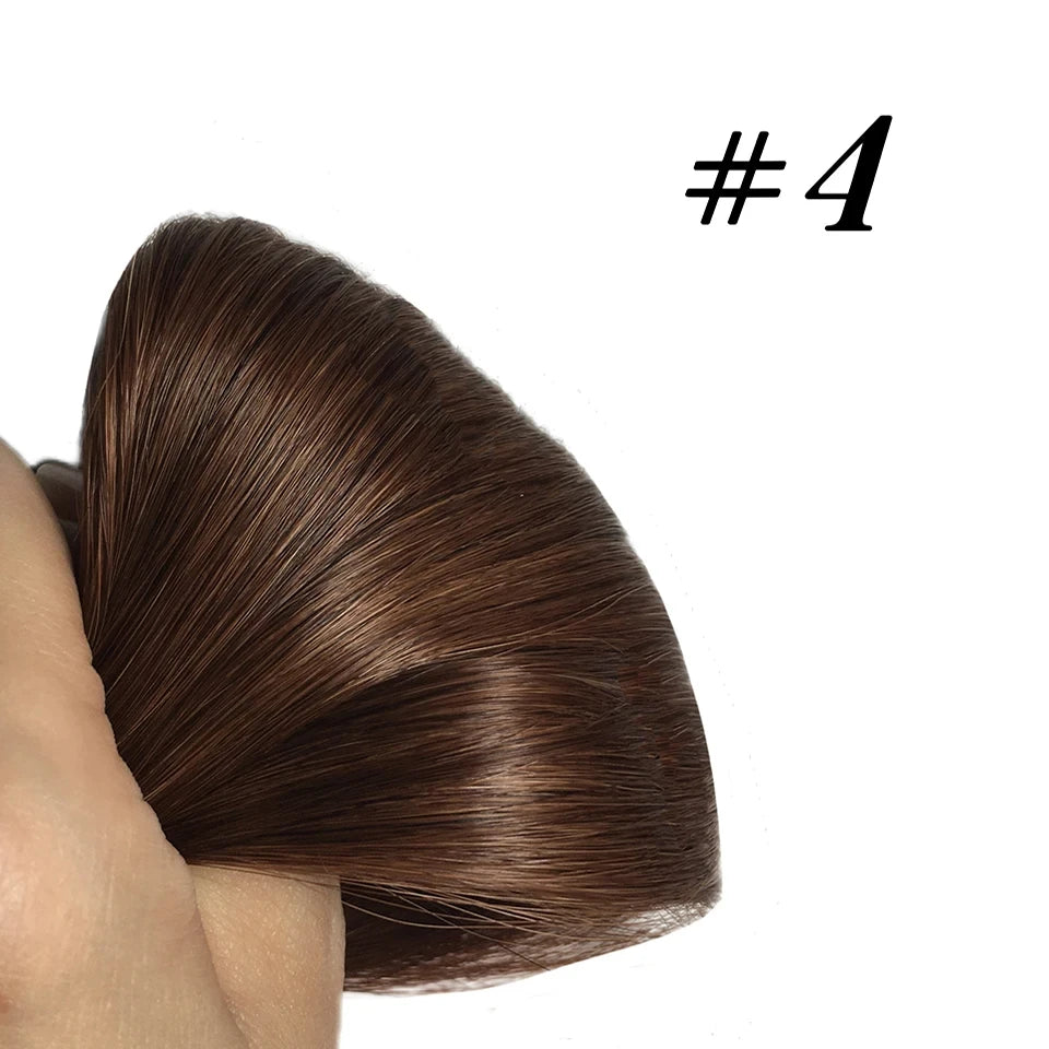 Clip In Hair Extensions Human Hair Brazilian Straight Clip In Natural Black Color Clip Ins Remy Hair 20 22 24 26 Inch 4# Women