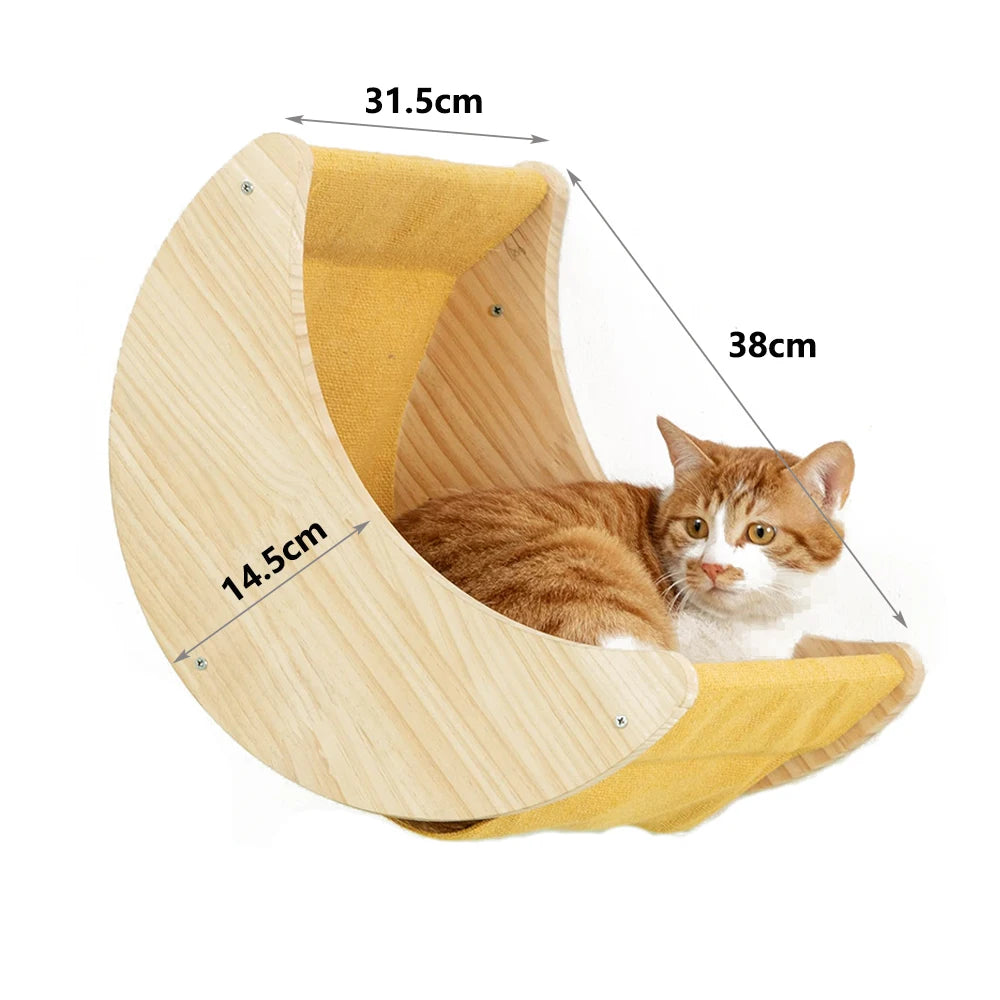 Wall Mounted Cat Tree Scratching Post