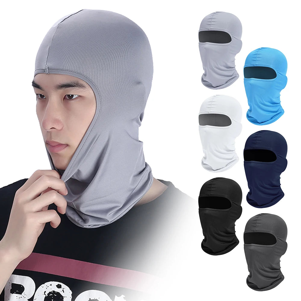Tactical Balaclava Full Face Mask Hiking Cycling CS Camping Hunting Cap Bike Head Cover Summer Men Women Ski Mask
