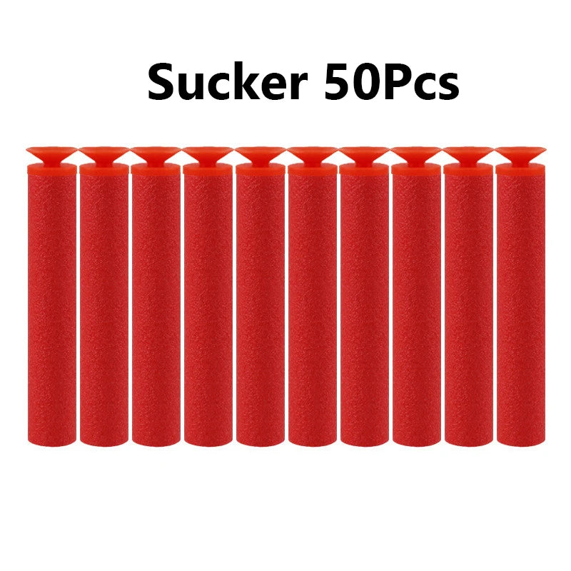 EVA Soft Round Suction Head Refill Darts Bullets for Nerf Gun Kids Toy Guns Accessories Bullets for Nerf Series Blasters Xmas