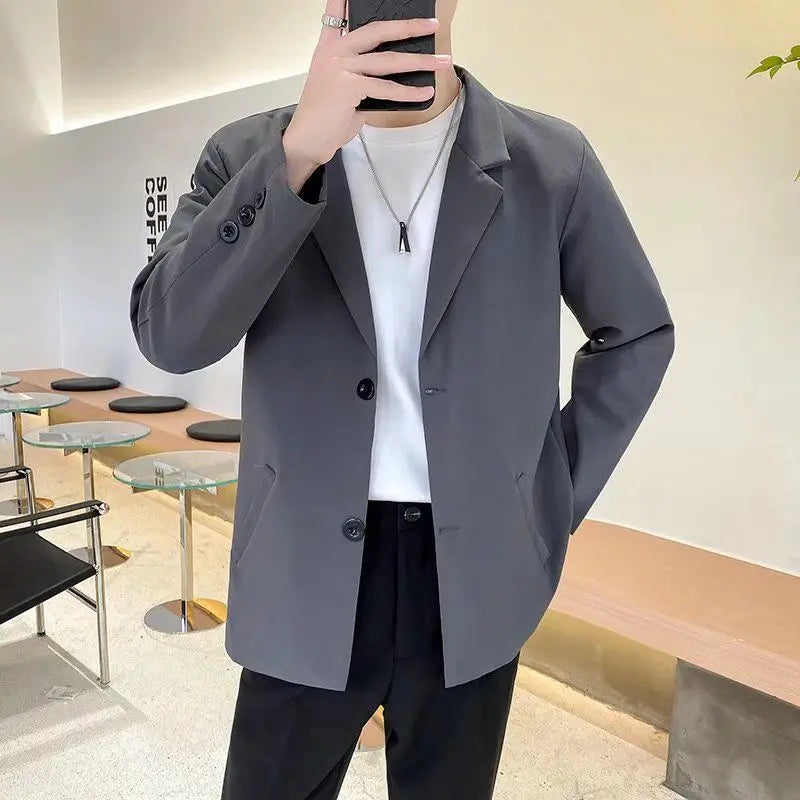 Dress Business Men's Suit Jackets Plus Big Size Oversize Coat Black Vintage Summer Classic Fashion 2024 Male Blazer New in Suits