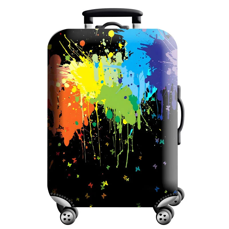 Luggage Cover Stretch Fabric Suitcase Protector Baggage Dust Case Cover Suitable for18-32 Inch Suitcase Case Travel Organizer