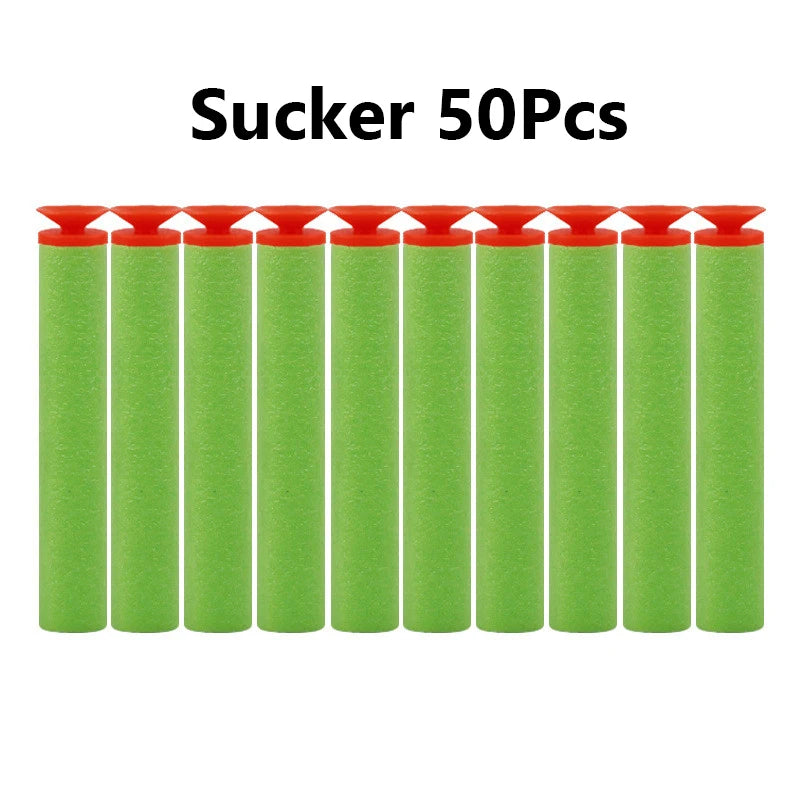 EVA Soft Round Suction Head Refill Darts Bullets for Nerf Gun Kids Toy Guns Accessories Bullets for Nerf Series Blasters Xmas