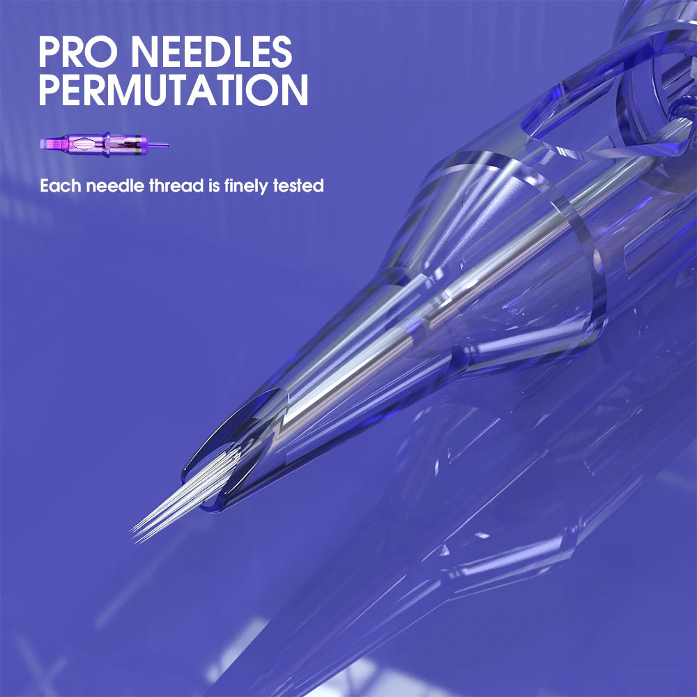 Mast Tattoo PRO Tattoo Cartridges RL/RLT Round Liner Disposable Safety Needles for Tattoo Machines 20pcs/lot