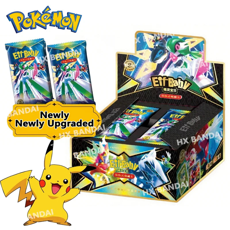 30 Bag Pokemon Anime Game Elf Card Luxury Pet Card Collection Exchange Gift Box Card Toys Children'S Hobbies Kid  Christmas Gift