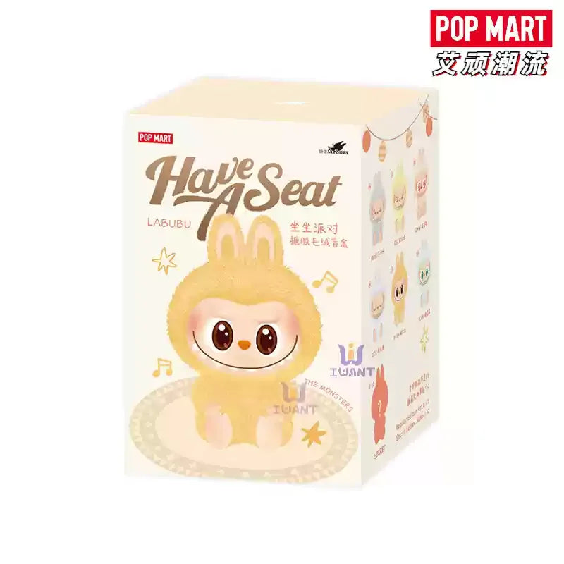 Genuine Labubu Sitting Party Macaron Vinyl Face 2.0 Series Pendant Doll Home Decor Keychain Collection Model Kids Toys Xmas Gift