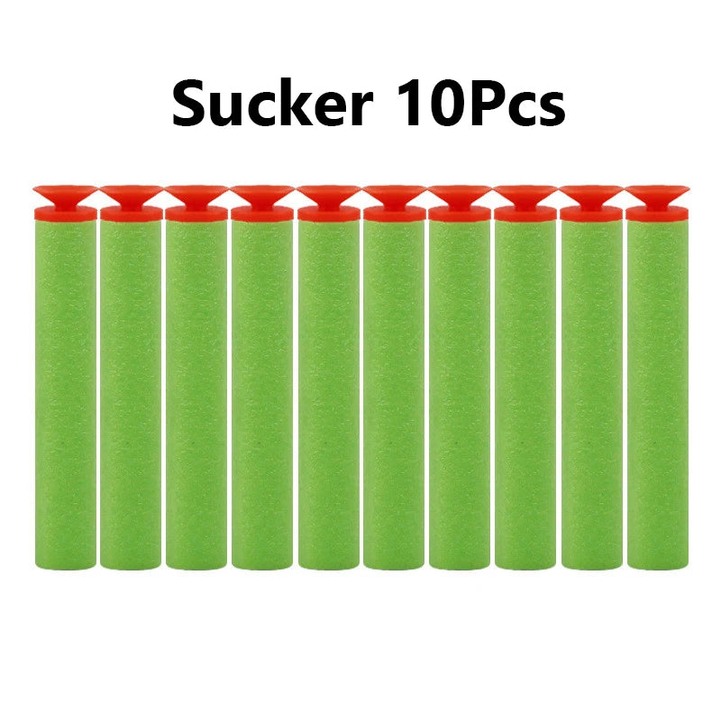 EVA Soft Round Suction Head Refill Darts Bullets for Nerf Gun Kids Toy Guns Accessories Bullets for Nerf Series Blasters Xmas