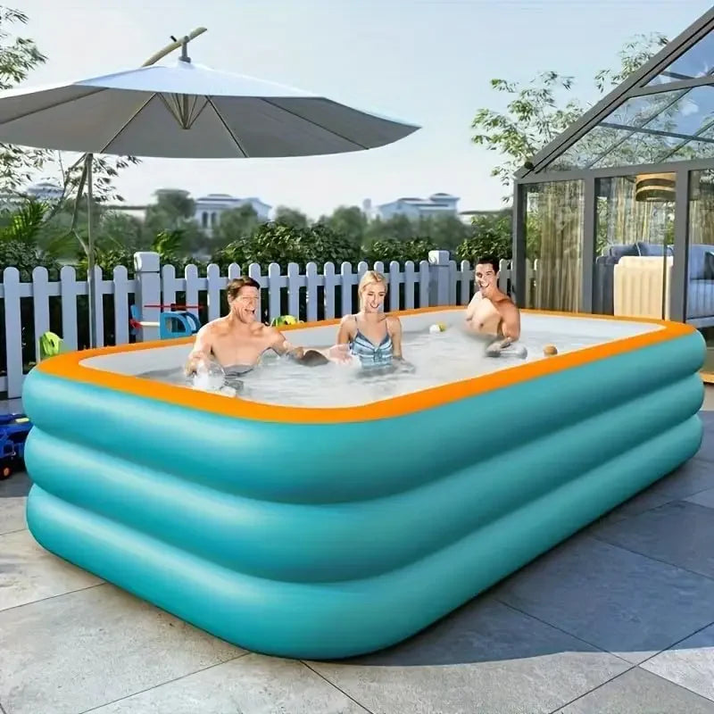 Generic 1 pack long PVC inflatable pool durable and easy to install inflatable swimming pool suitable